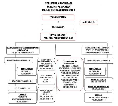 Carta Organisasi Jabatan Kesihatan | Portal Rasmi Majlis Perbandaran ...